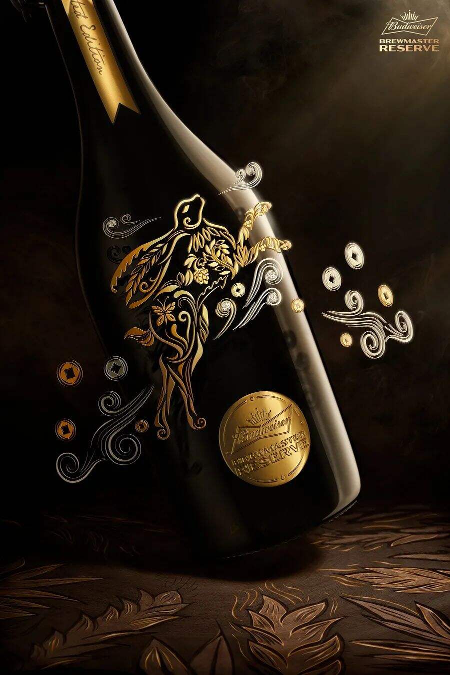 百威推出百威大师臻藏啤酒飞兔腾跃限量版-广告人干货库
