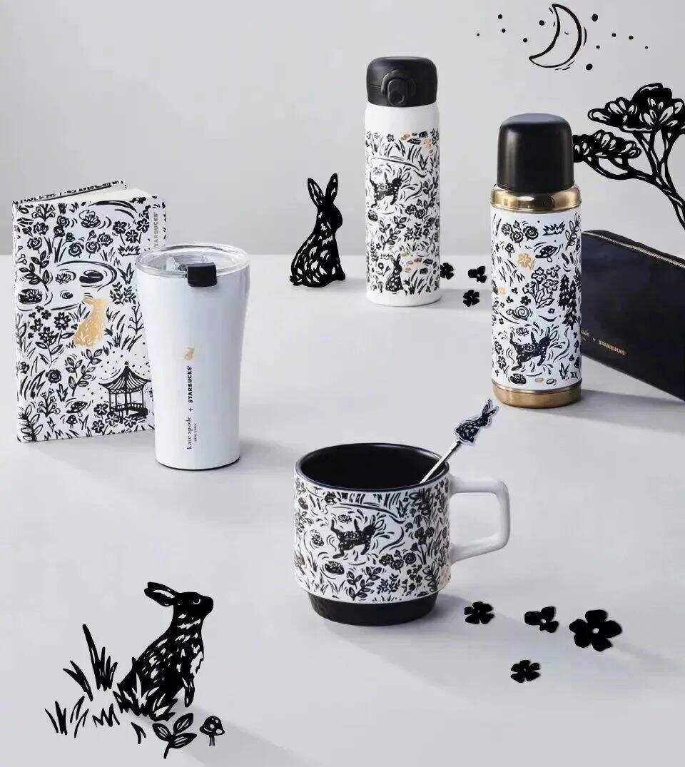 kate spade x 星巴克推出联名兔年限定杯-广告人干货库