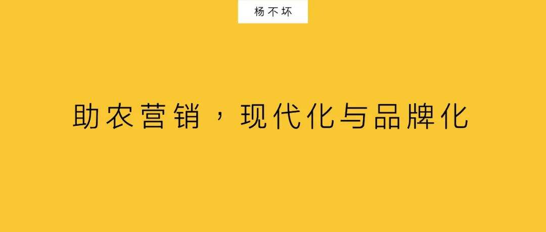 助农营销，现代化与品牌化-广告人干货库