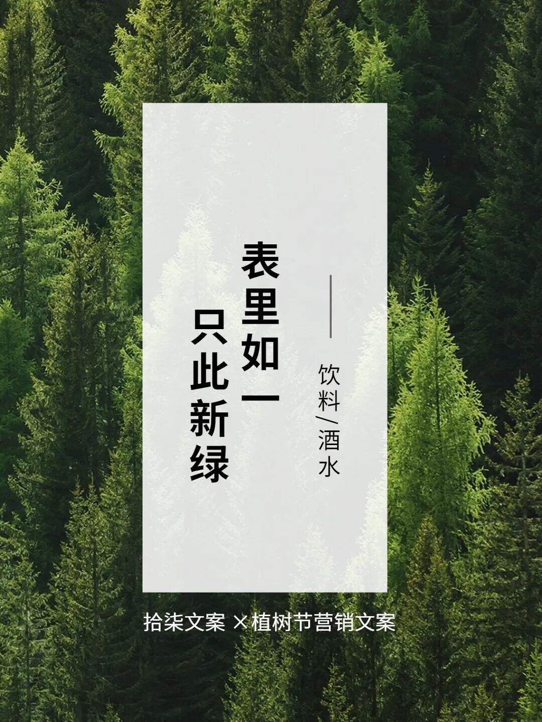 广告人干货库 8句植树节借势文案,值得看!-广告人干货库