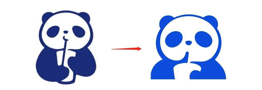 广告人干货库 茶百道更名换新LOGO!熊猫设计得更萌了!-广告人干货库