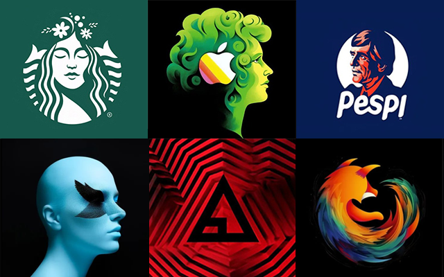 广告人干货库 AI重塑知名品牌LOGO,星巴克又赢了!-广告人干货库