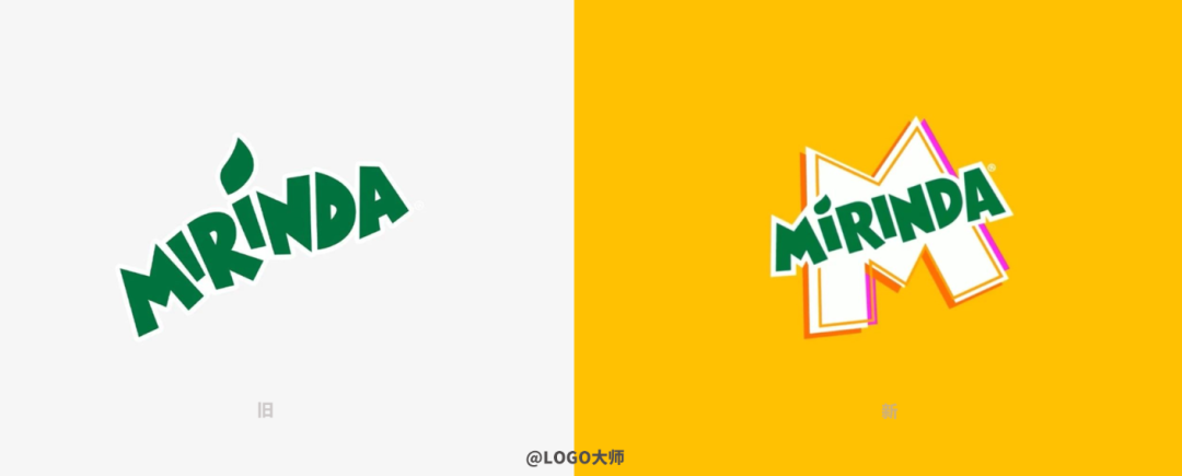 广告人干货库 美年达换新LOGO,“M”字符号设计好炸!-广告人干货库