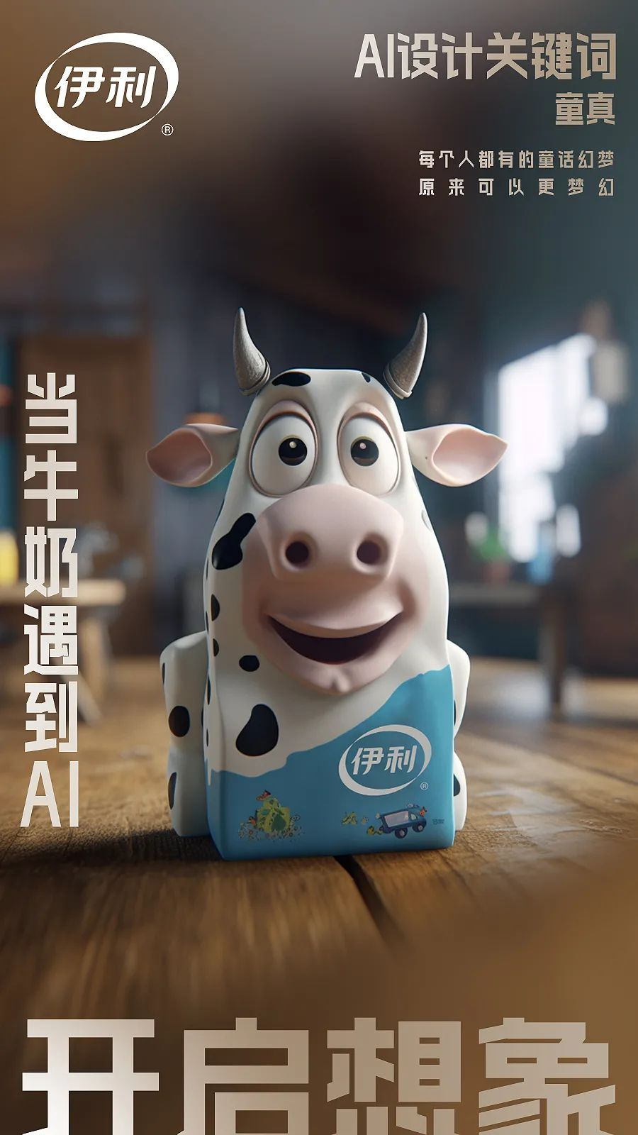 伊利发布AI牛奶包装，乳品行业首款AI包装-广告人干货库
