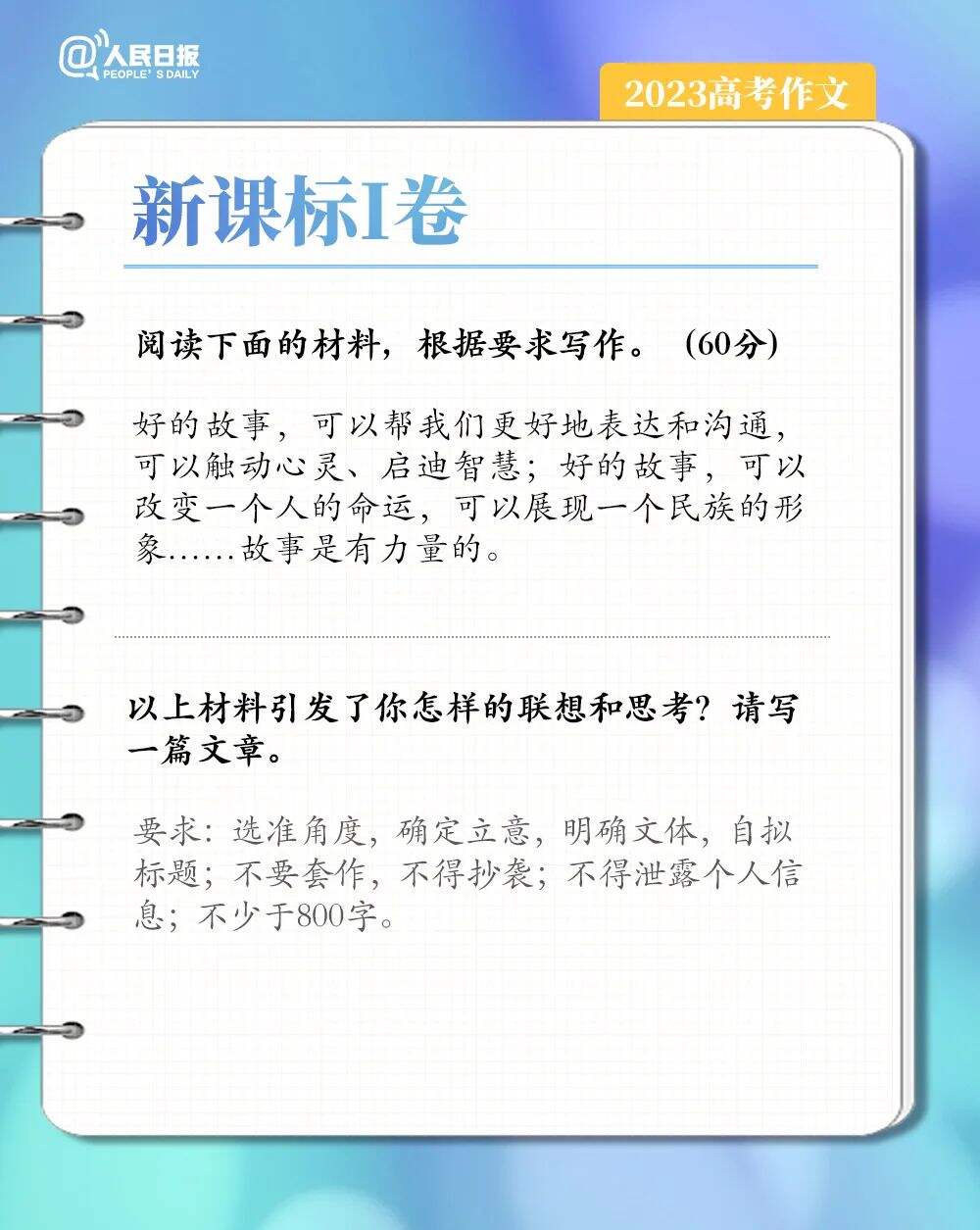齐了！2023全国高考作文题汇总-广告人干货库