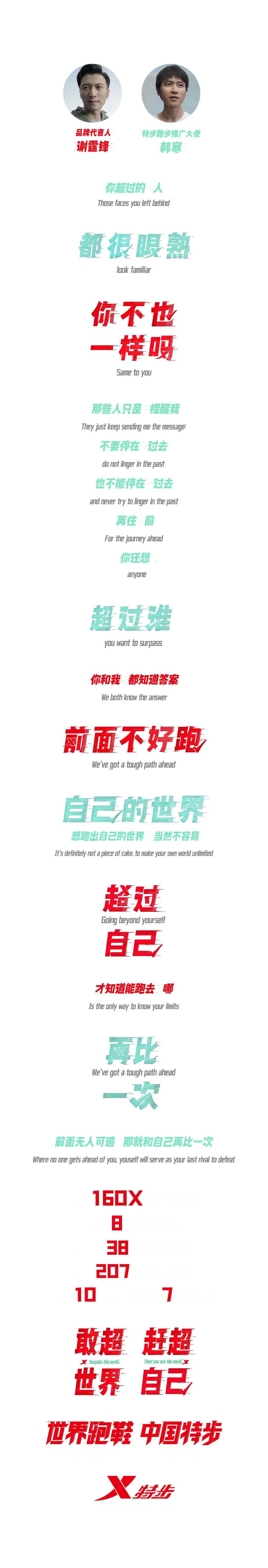 广告人干货库 特步×谢霆锋×韩寒:超过那个勾-广告人干货库