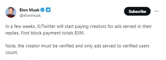 推特认证创作者将获广告收益-广告人干货库