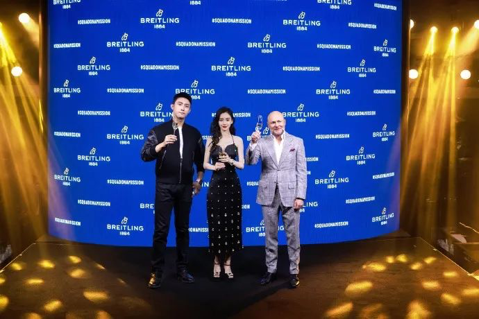 BREITLING百年灵同时宣布 angelababy杨颖和黄景瑜为品牌代言人-广告人干货库