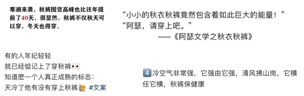 广告人干货库 把秋裤塞进长袜,是这届年轻人最踏实的安全感-广告人干货库