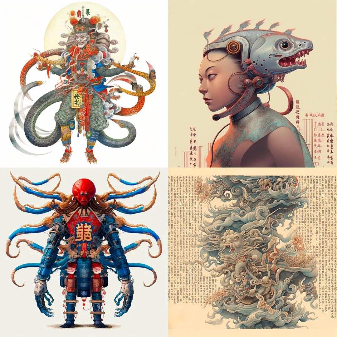 广告人干货库 LxU以乘招聘插画,和AI一起创作珍奇怪物-广告人干货库
