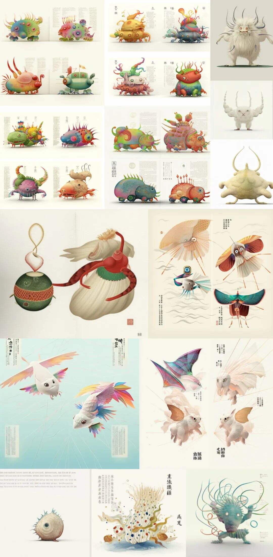 广告人干货库 LxU以乘招聘插画,和AI一起创作珍奇怪物-广告人干货库
