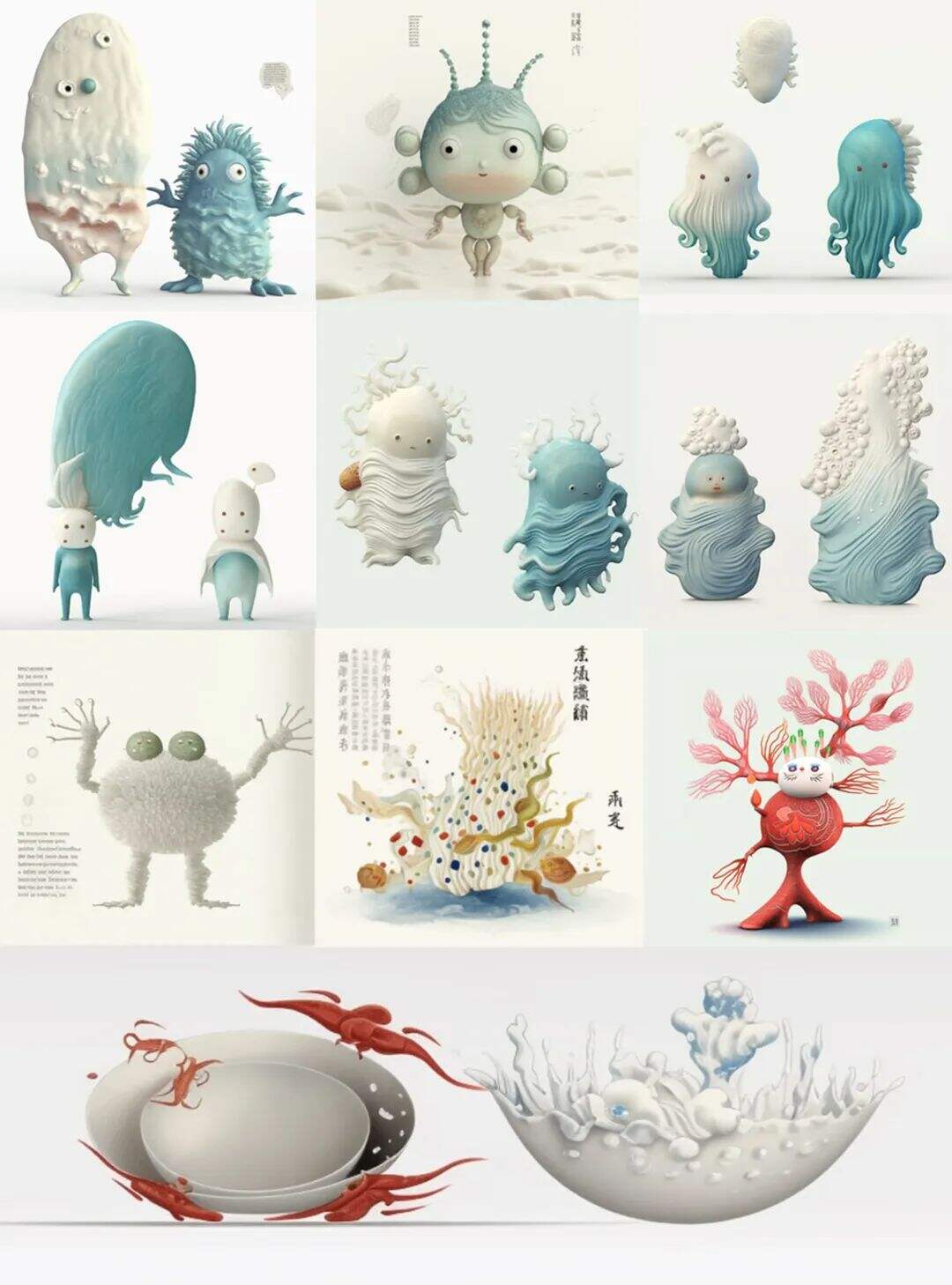 广告人干货库 LxU以乘招聘插画,和AI一起创作珍奇怪物-广告人干货库