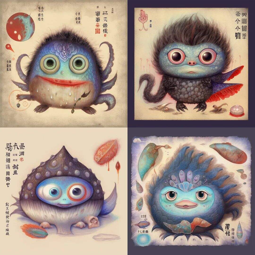 广告人干货库 LxU以乘招聘插画,和AI一起创作珍奇怪物-广告人干货库