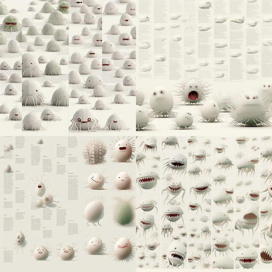 广告人干货库 LxU以乘招聘插画,和AI一起创作珍奇怪物-广告人干货库