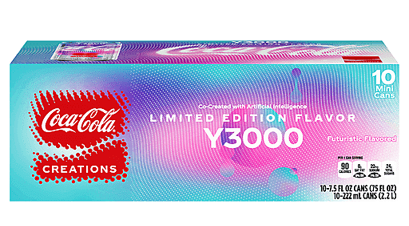 可口可乐“Y3000”新品包装，和AI共创？-广告人干货库