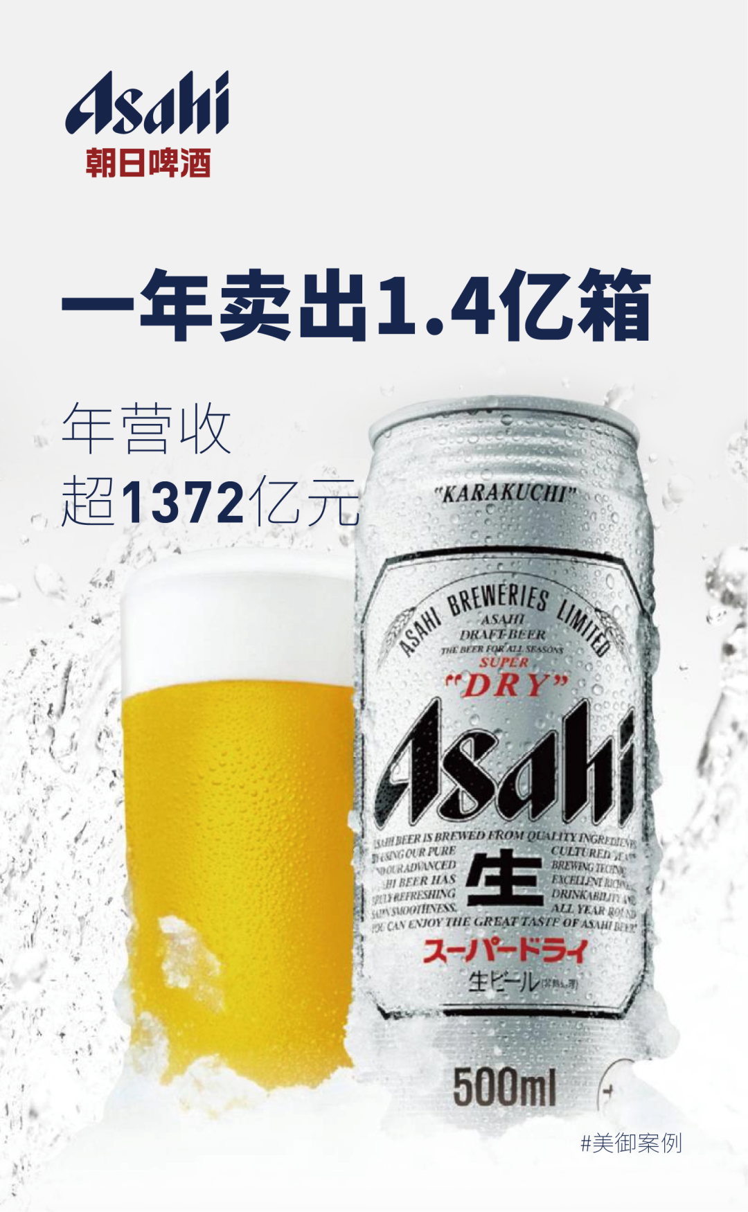 广告人干货库 朝日啤酒:进军中国市场,一年卖出1.4亿箱-广告人干货库