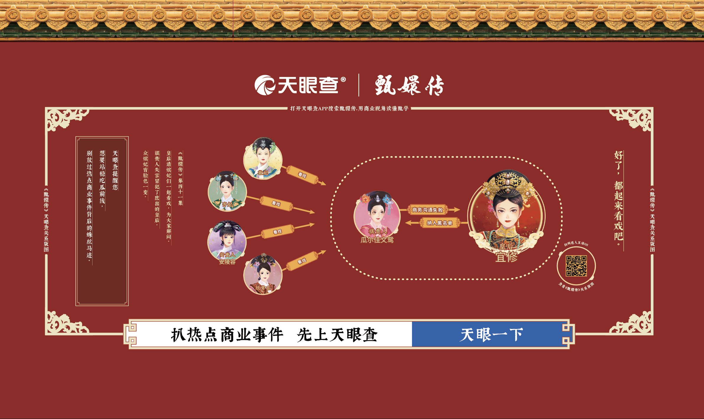 广告人干货库 《甄嬛传》天眼查关系版图,终究是错付了-广告人干货库