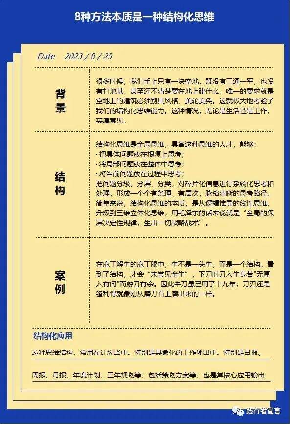广告人干货库 制定计划常用的1种思维和8种工具方法(很实用)-广告人干货库