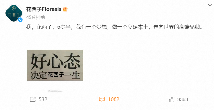 花西子称被嘲笑没关系-广告人干货库