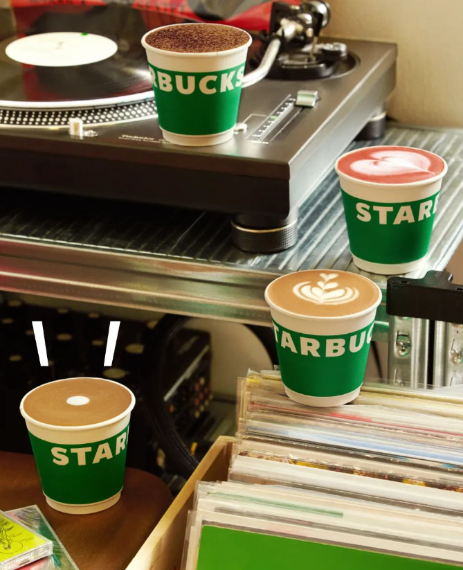 广告人干货库 星巴克全新「浓」系列咖啡,换上了“小绿杯”包装!-广告人干货库
