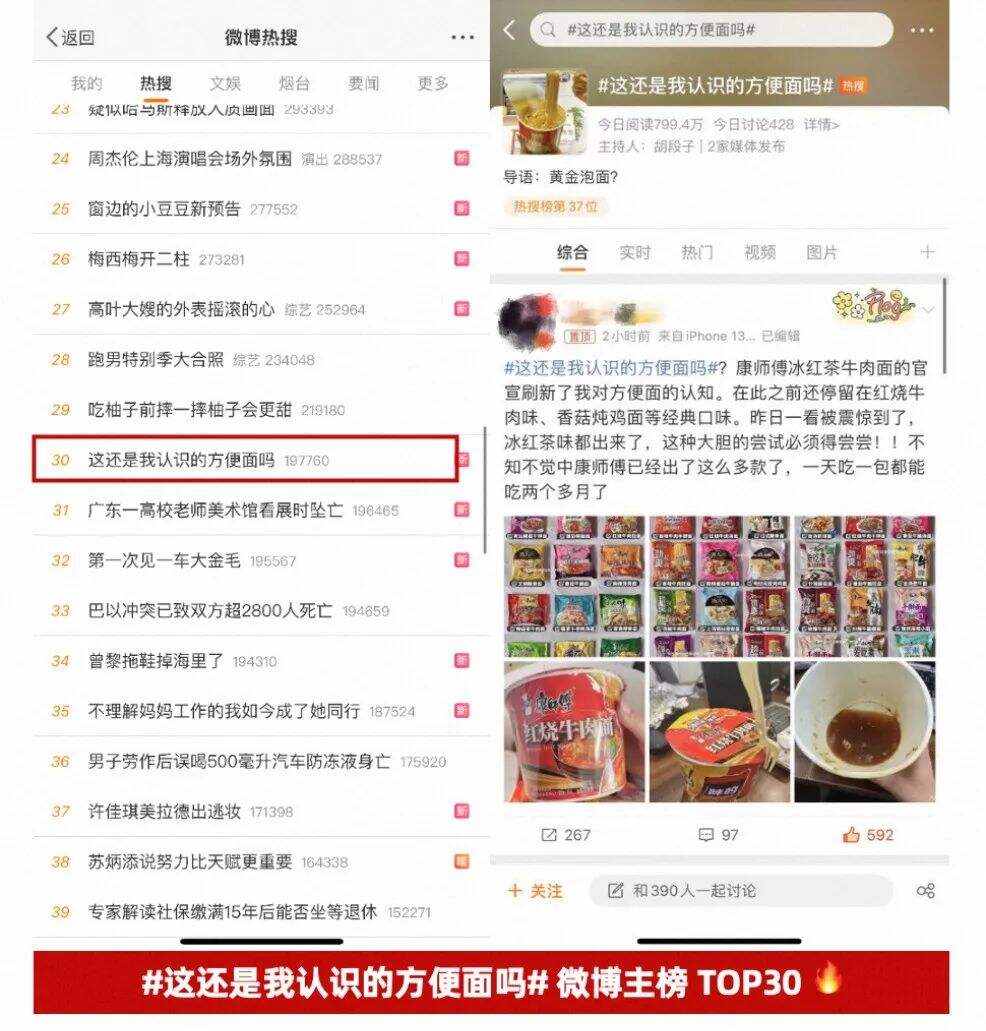 上市即售罄，康师傅冰红茶味的红烧牛肉面这波“茶艺”如何？-广告人干货库