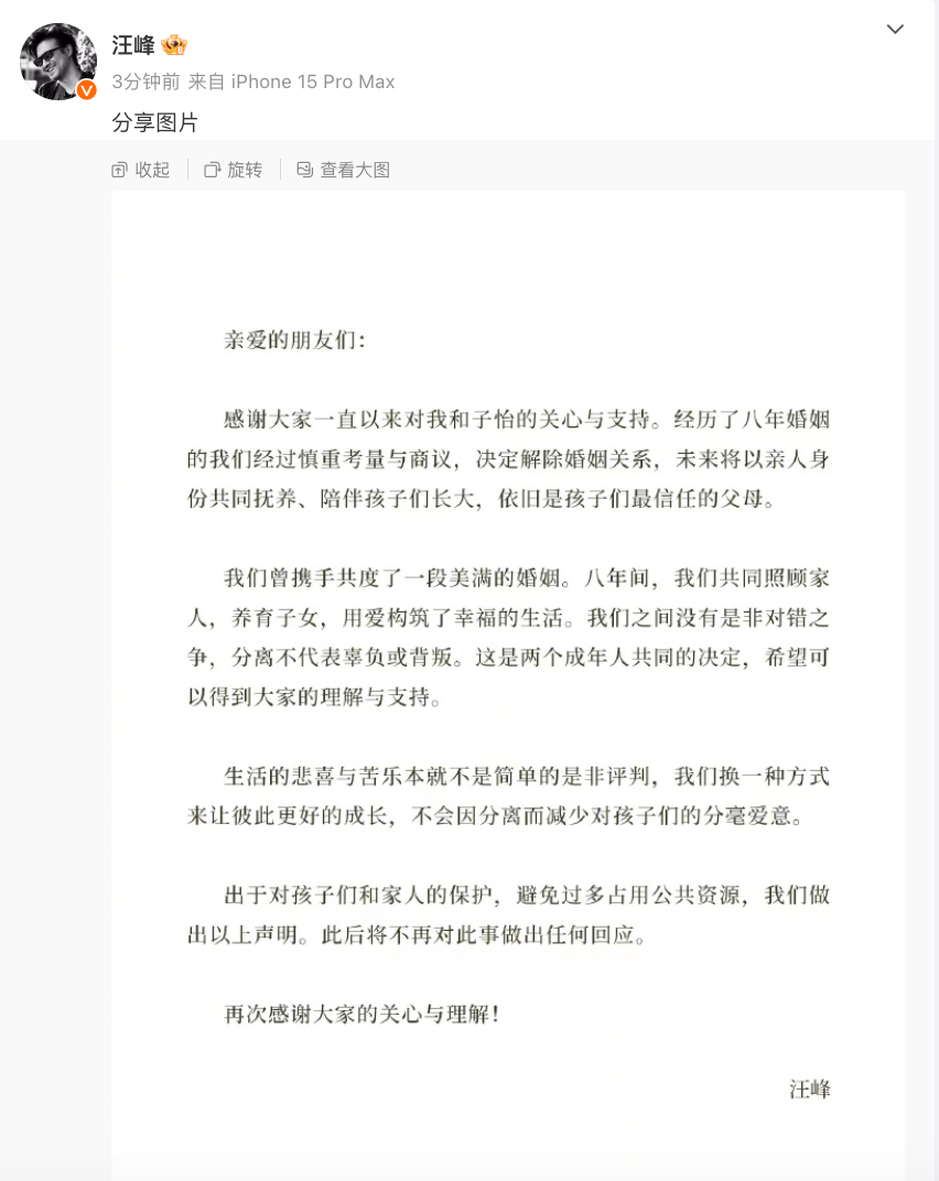 广告人干货库 章子怡汪峰离婚,分手文案来了!-广告人干货库