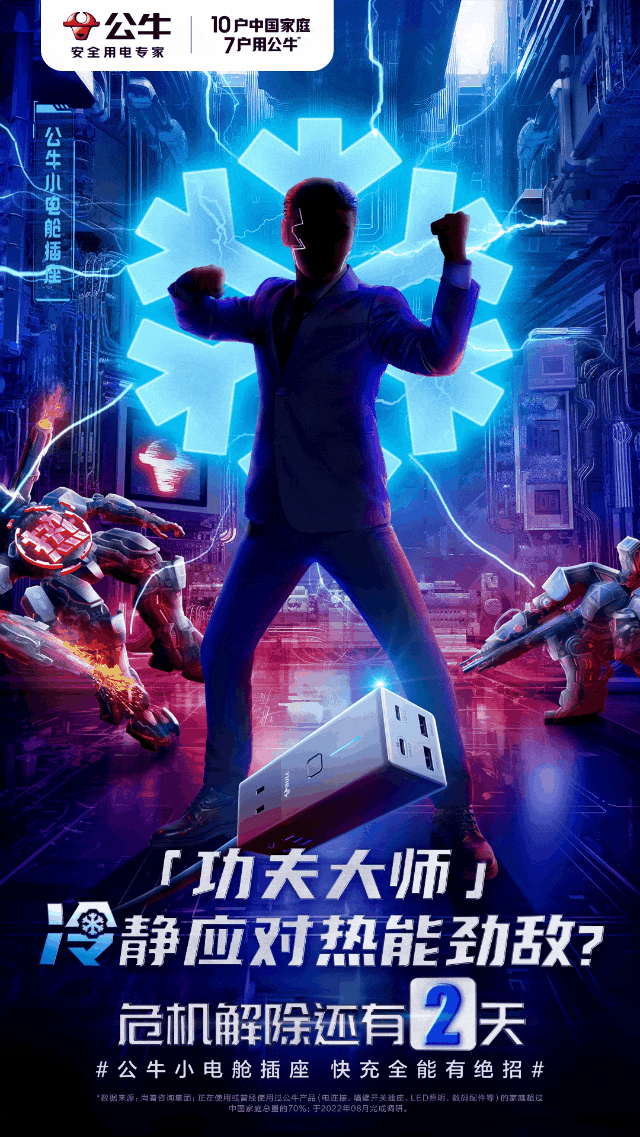 广告人干货库 公牛小電艙 X 張晉:不全能別拍賽博功夫CG大片 by 公牛 + W-广告人干货库