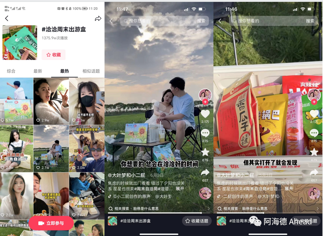 周末出游盒抖音出圈,首波种草即爆款!-广告人干货库