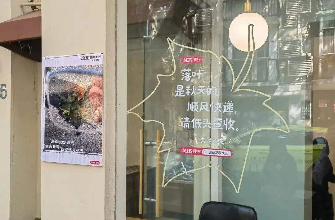广告人干货库 小红书办了一场潦草赏秋大会,文案松弛感拉满-广告人干货库