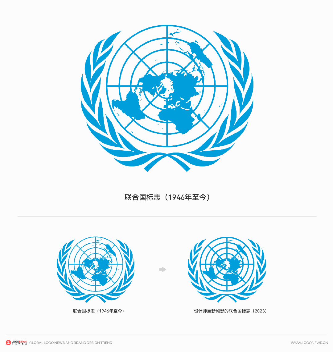 广告人干货库 设计师重新设计了联合国的标志!-广告人干货库