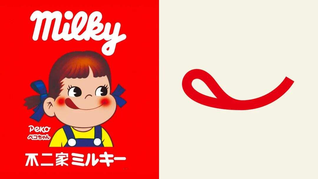 广告人干货库 胆子真大!不二家把LOGO简化到了极致!-广告人干货库