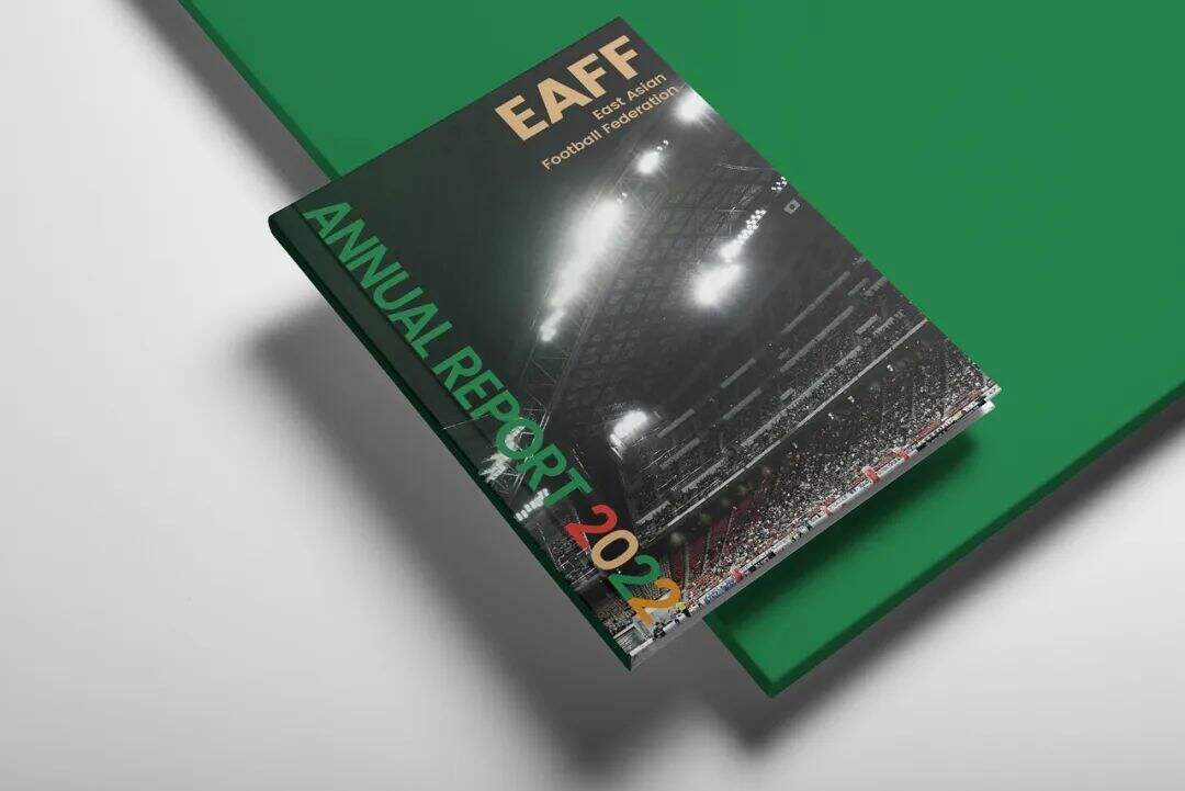 广告人干货库 EAFF东亚足联会年报画册设计-广告人干货库
