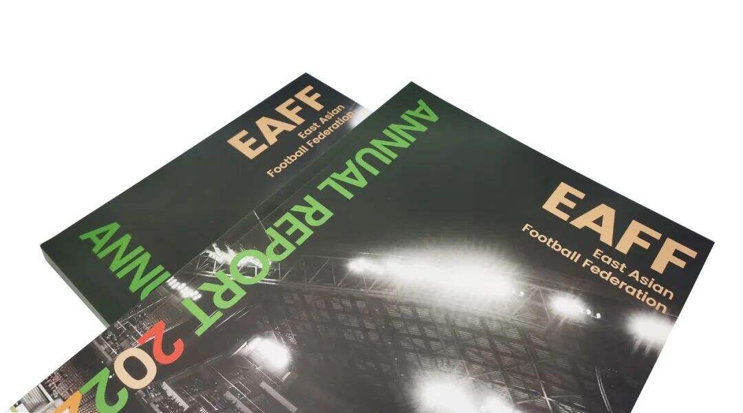 广告人干货库 EAFF东亚足联会年报画册设计-广告人干货库