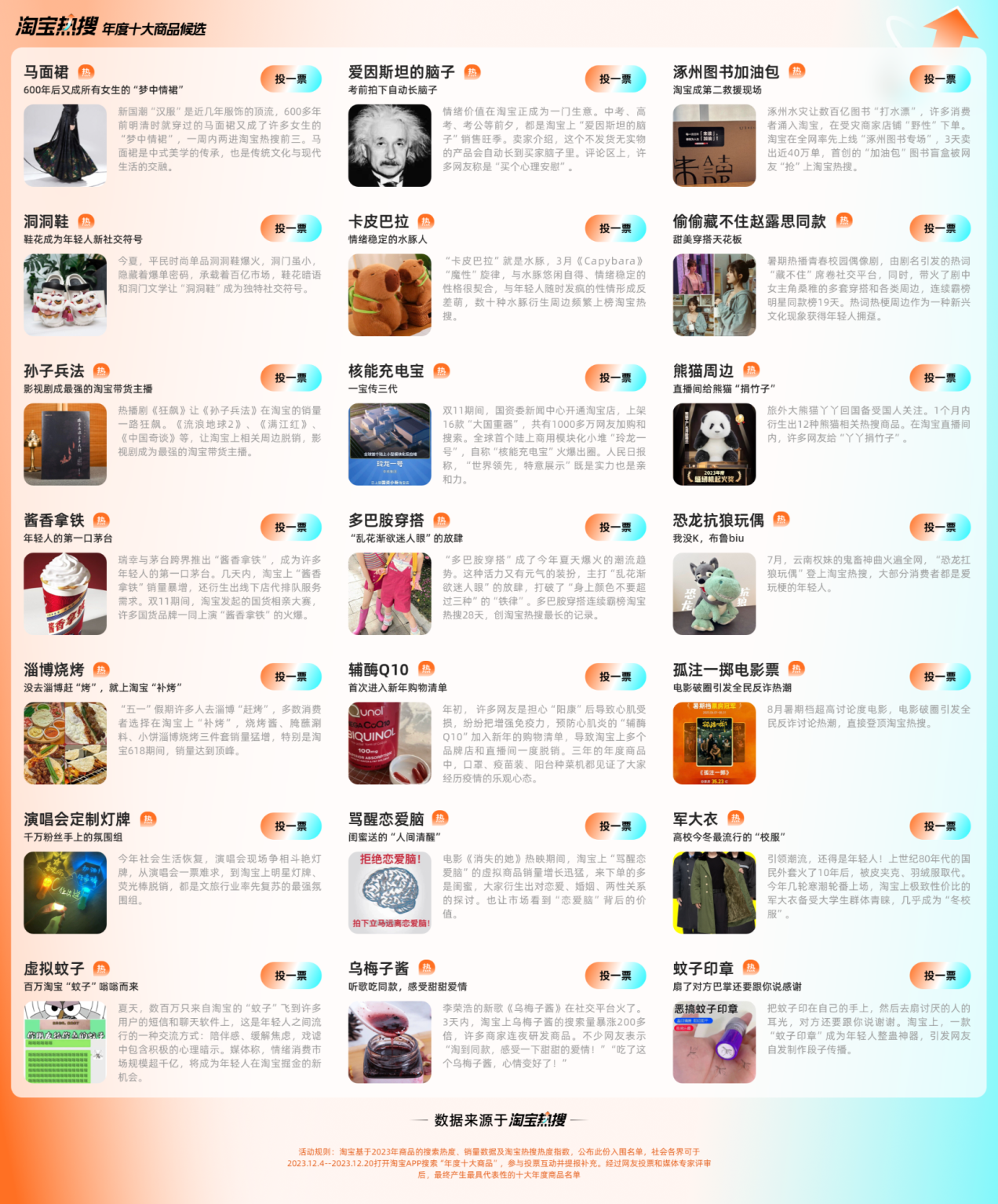 淘宝启动2023年度十大商品评选-广告人干货库