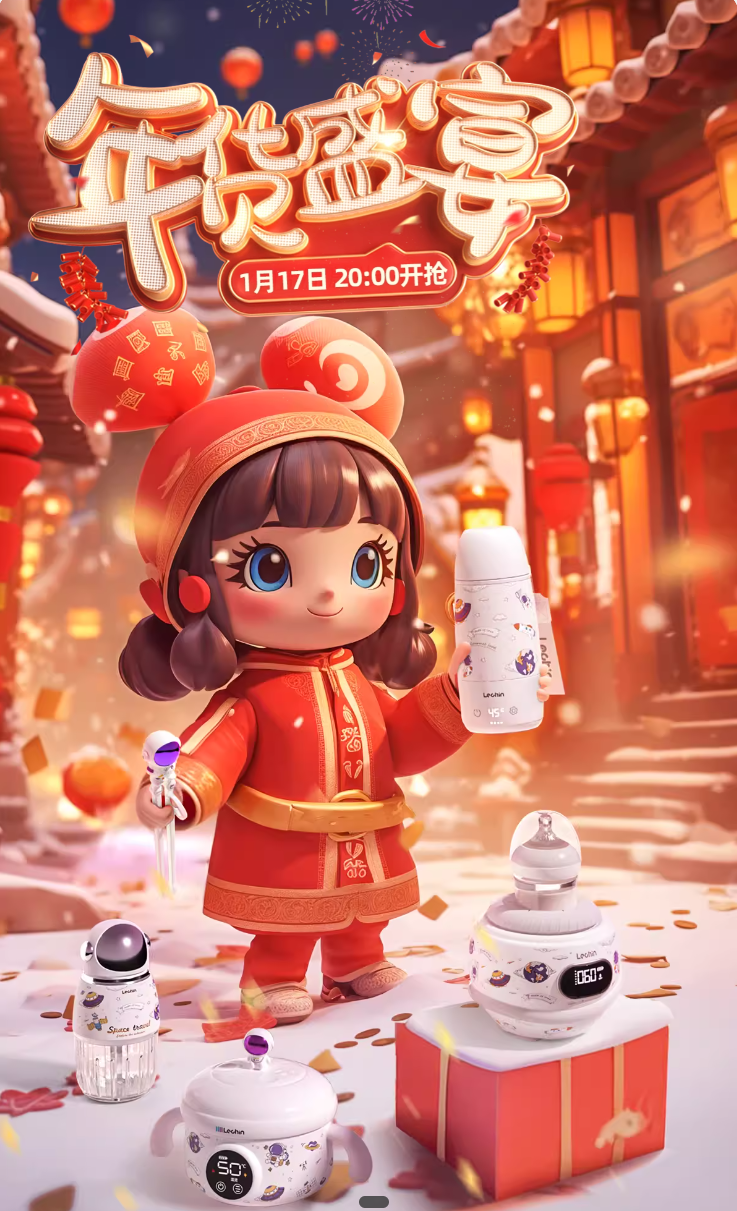 广告人干货库 今年年货节,家家都是龙!你看大家店铺都设计的啥样?!-广告人干货库