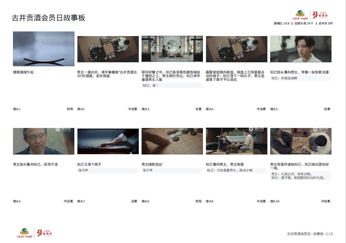广告人干货库 古井贡酒会员日月有新意:棋逢对手,会当饮!-广告人干货库