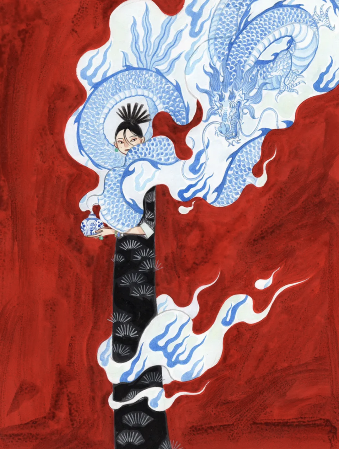 广告人干货库 这10位插画师笔下的龙,很惊艳!-广告人干货库