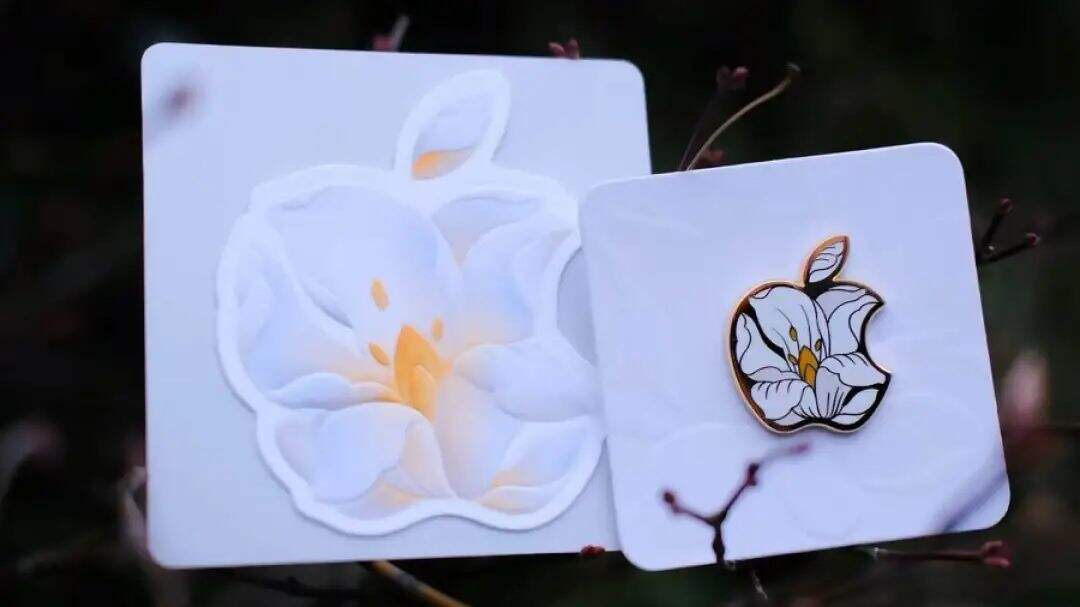 广告人干货库 苹果全球第二大新店开业,发布“白玉兰”限定logo-广告人干货库