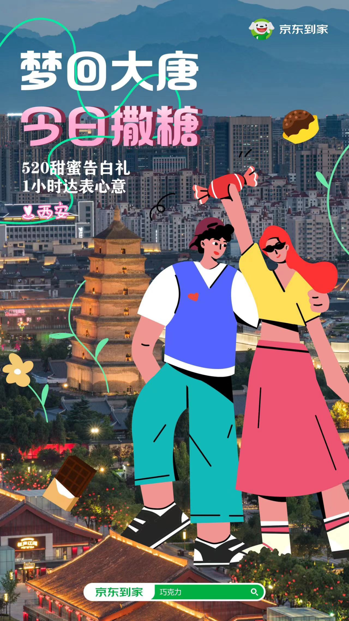 京东到家520:教你翻越爱情里的“劳资蜀道山”-广告人干货库