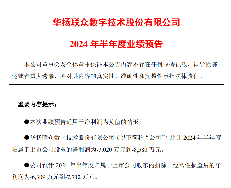 广告人干货库 华扬、利欧、思美发2024年中业绩预告:两家亏损,一家净利下降9成-广告人干货库