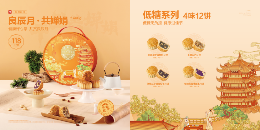 良品铺子携手黄鹤楼推出中秋新品-广告人干货库