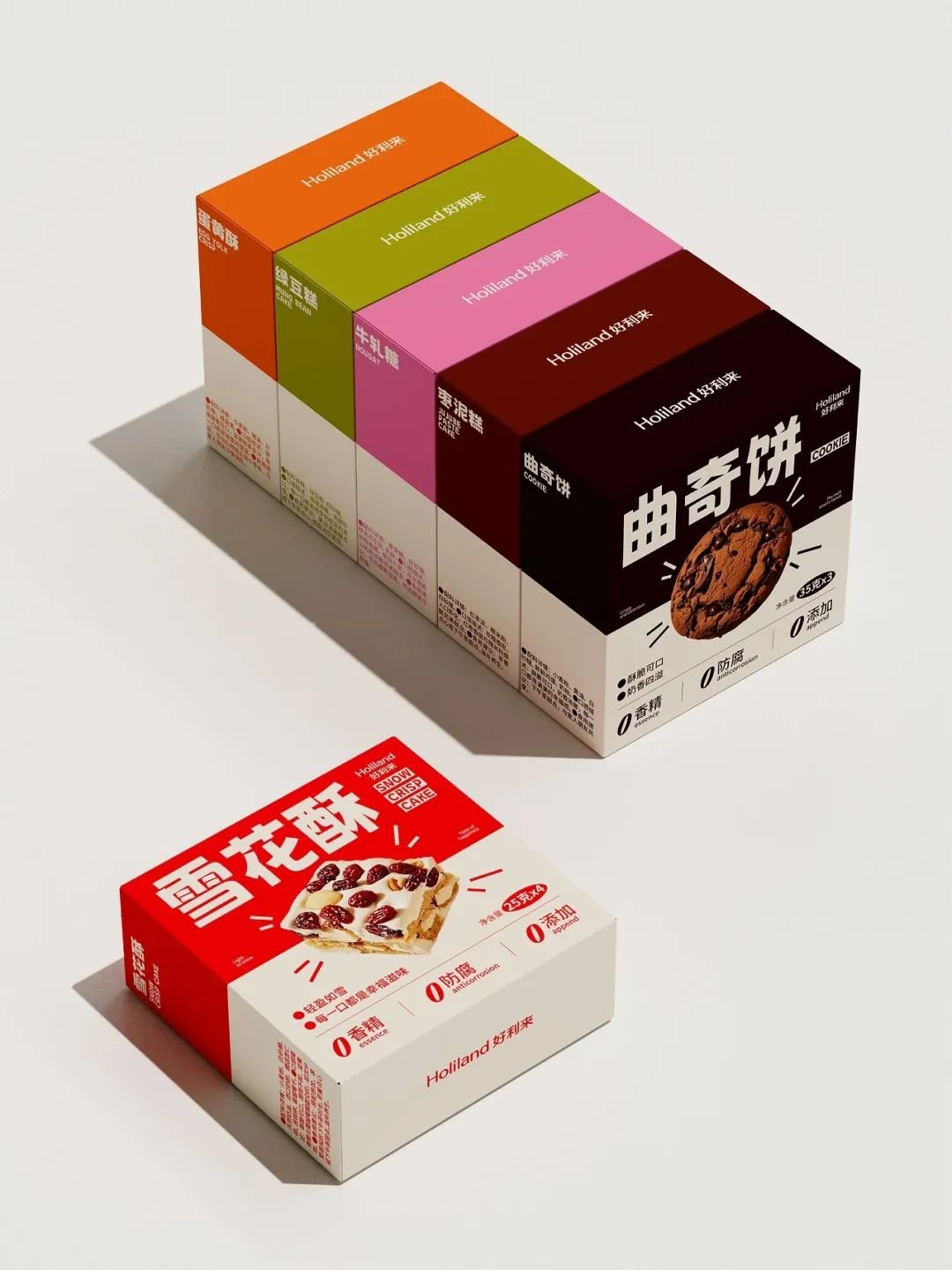 好利来甜品礼盒包装设计,包甜的!-广告人干货库
