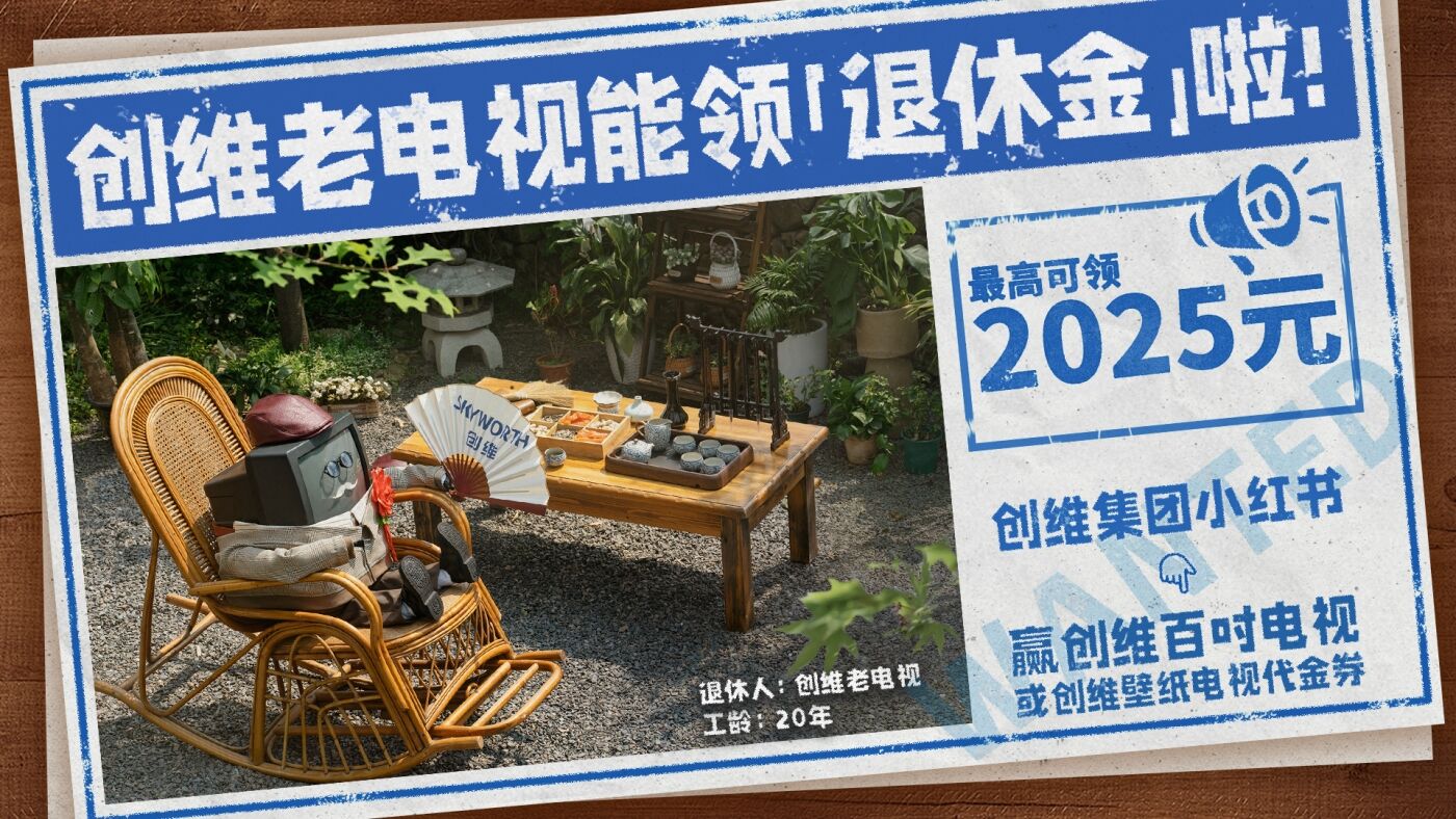广告人干货库 创维老电视退休大会:首批“00后”率先退休-广告人干货库