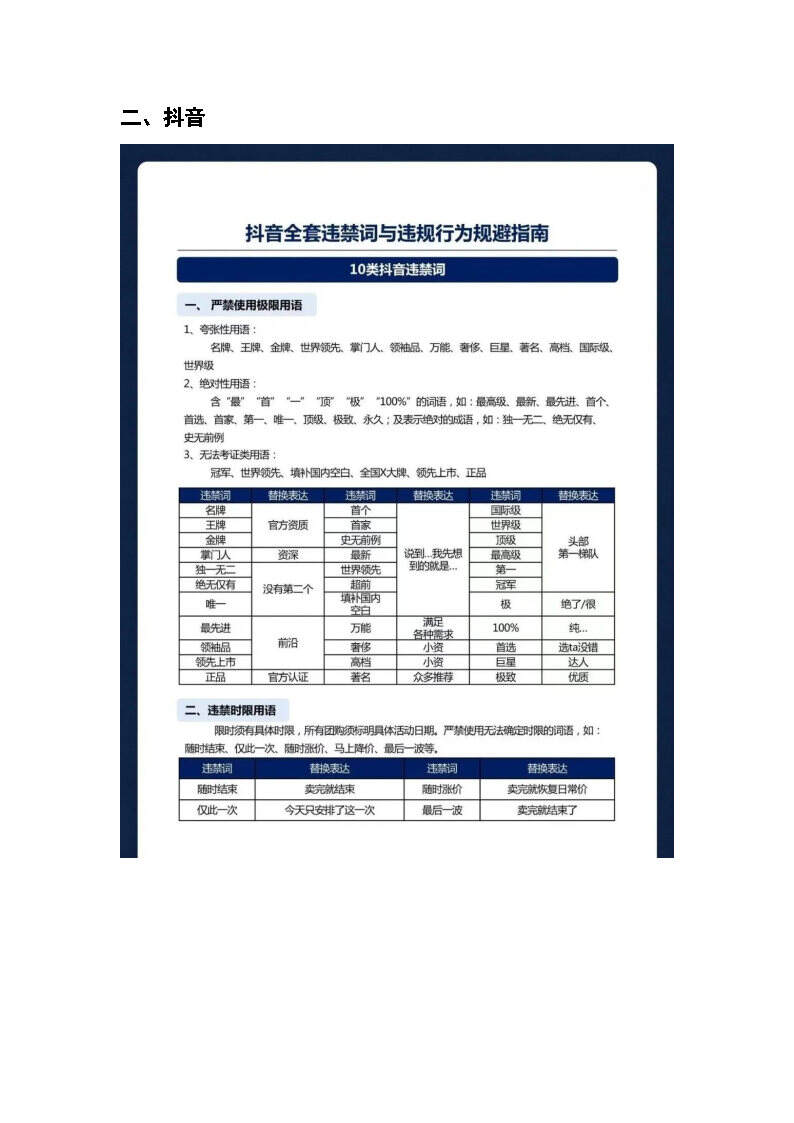 2025最新小红书、抖音、视频号违禁词-广告人干货库