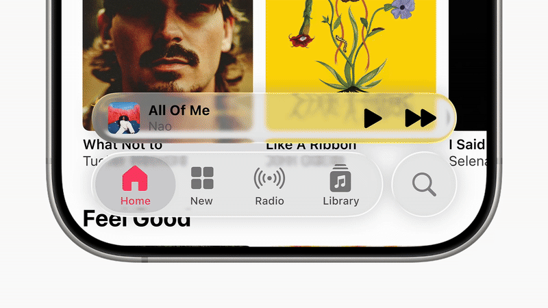 iOS 26大变样,全新的液态玻璃来了!-广告人干货库