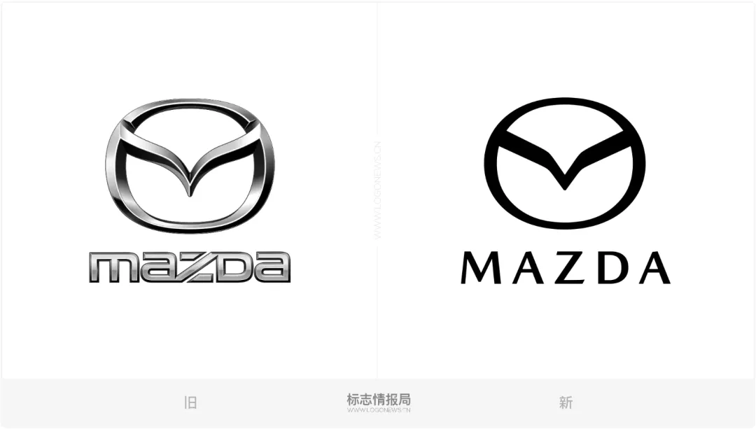 马自达启用新LOGO-广告人干货库