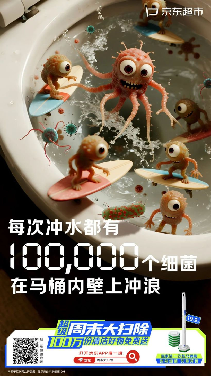 让「周末大扫除」从口号变成一场消脏行动 by 京东超市 + W-广告人干货库