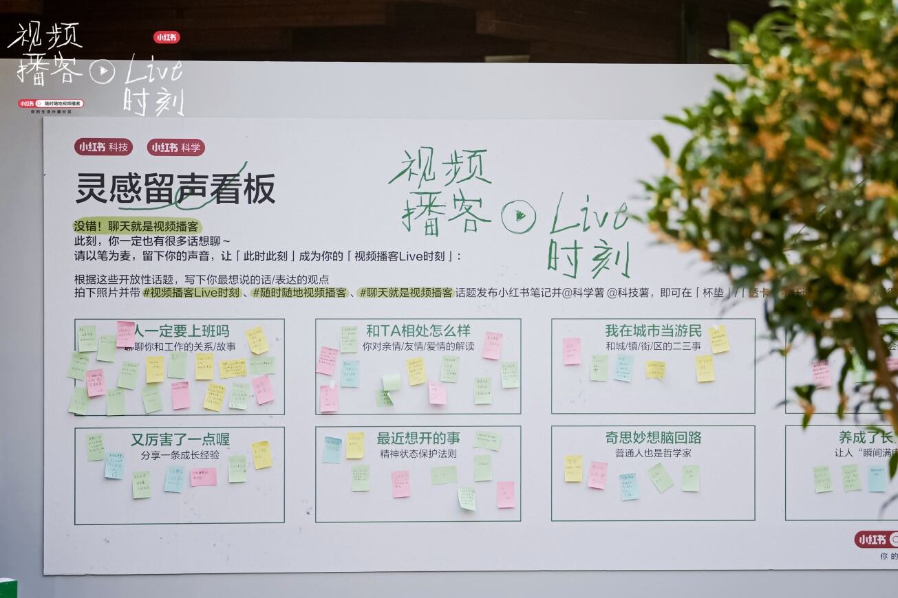 广告人干货库 小红书「视频播客」:聊天,就是视频播客-广告人干货库