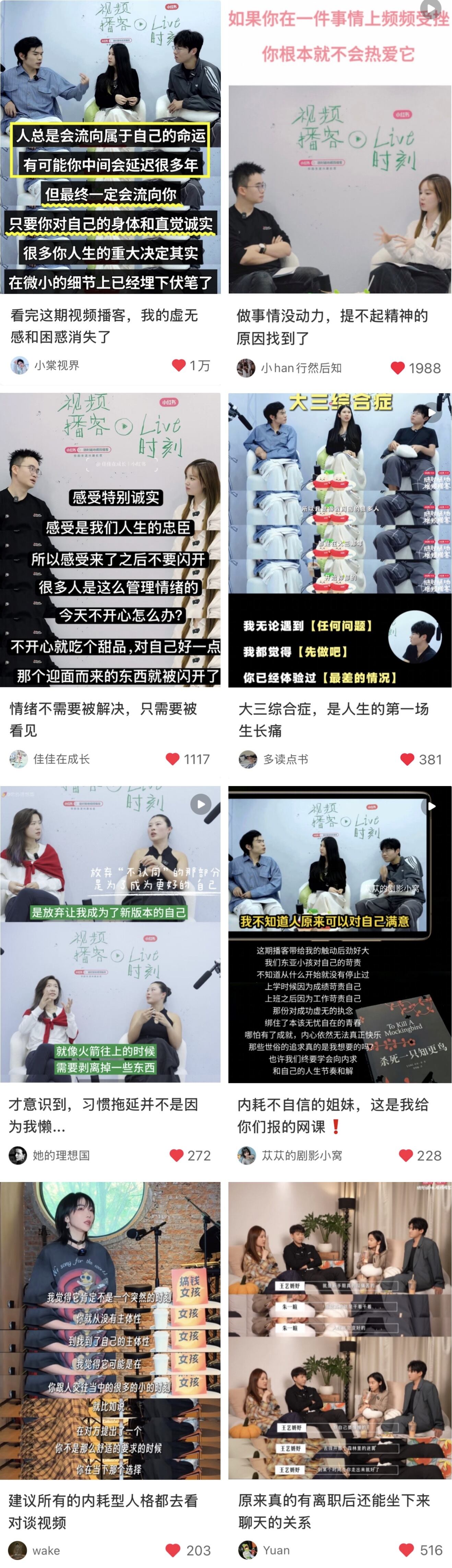 广告人干货库 小红书「视频播客」:聊天,就是视频播客-广告人干货库