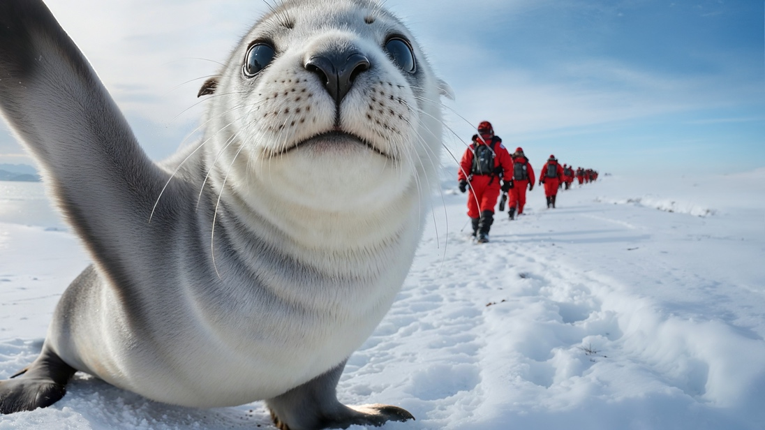 汤臣倍健《敢探极境》番外：南极原住民的劝告？我不听！-广告人干货库